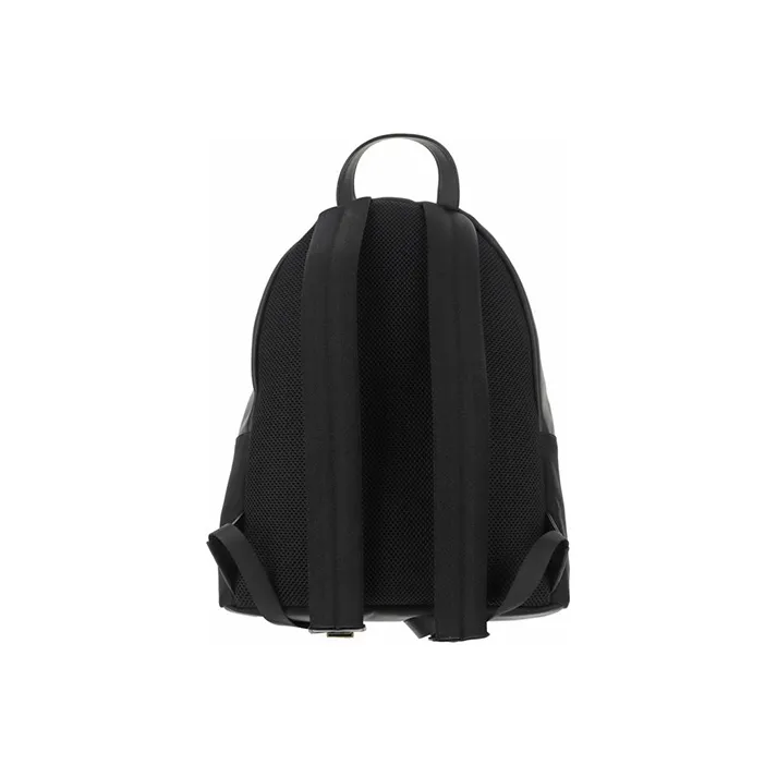 FENDI Leather Backpack Men's Black-2