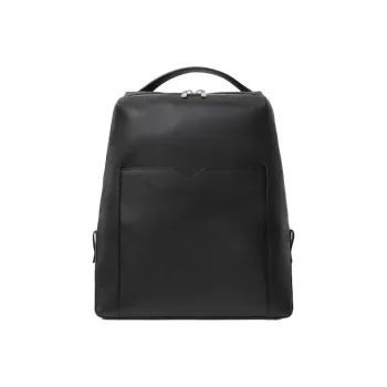 Valextra Calfskin Backpack Men's Black