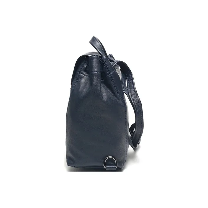 LONGCHAMP Le Pliage Cuir Sheepskin Backpack Mini Women's Navy-3