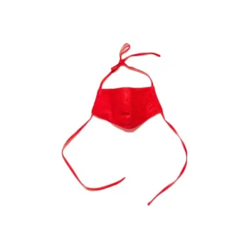 Drew House Face Masks Unisex Red
