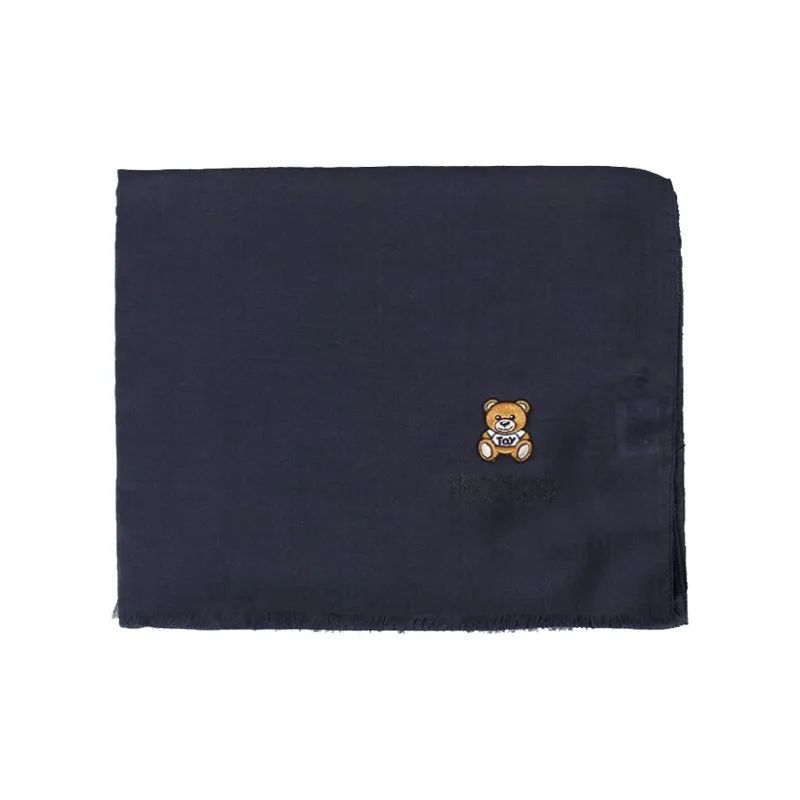 MOSCHINO Shawls Unisex Dark Blue-2