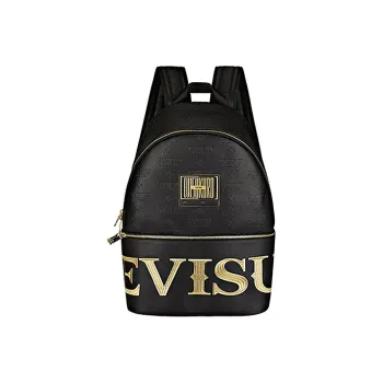 EVISU Polyurethane Backpack Regular Unisex Black
