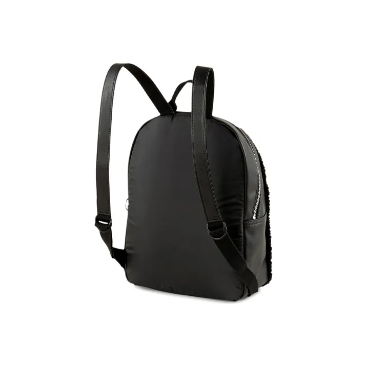 PUMA Leather Polyester Backpack Regular Unisex Black-2
