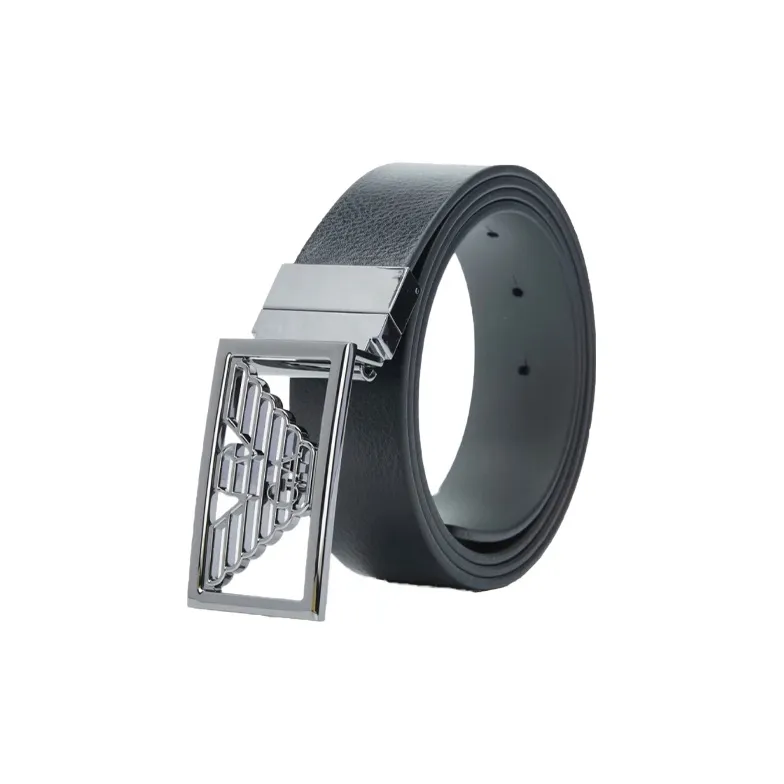 EMPORIO ARMANI Logo-Buckle Detailed Belt-1