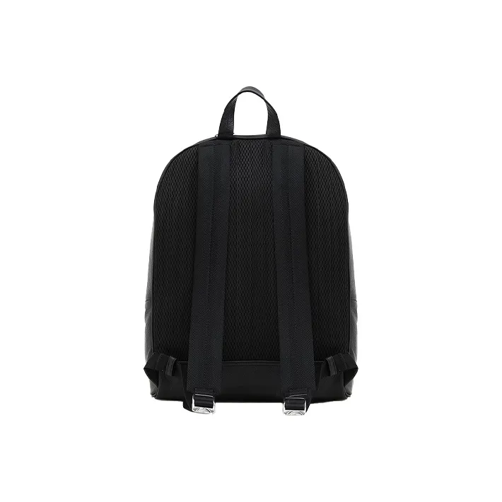 KENZO Classic Tiger Head Leather Backpack Men's Black-3