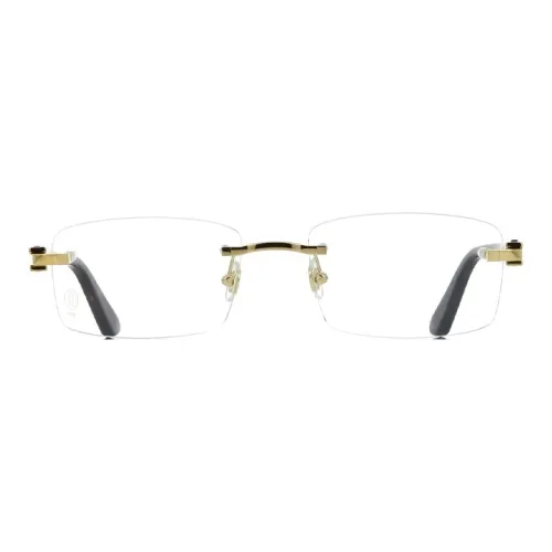 Cartier Eyeglass Frames Unisex Black