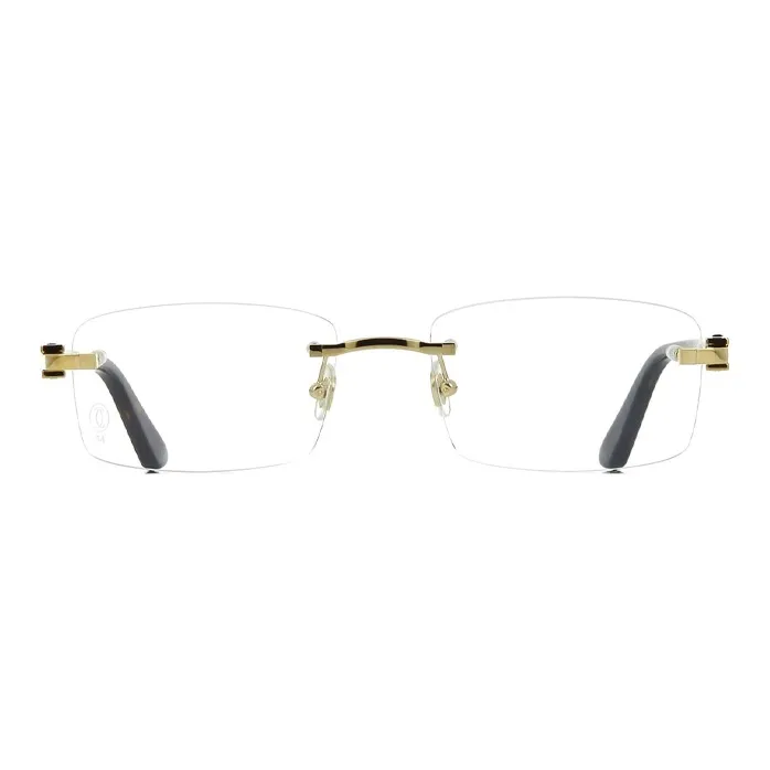 Cartier Eyeglass Frames Unisex Black-0