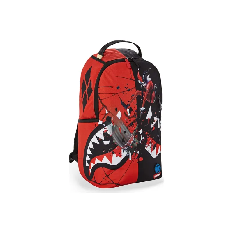SPRAYGROUND DC Collaboration Fabric Backpack Regular Unisex Red & Black-1