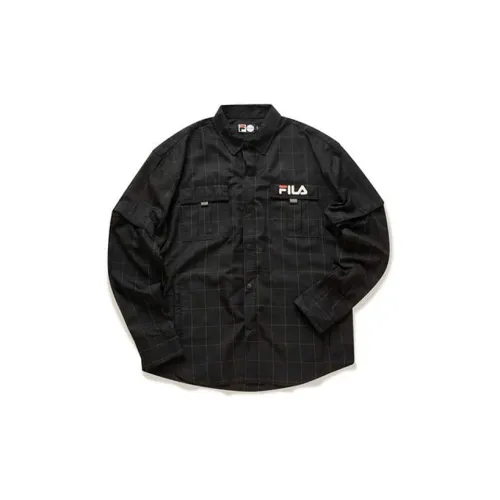 FILA FUSION Shirts Men Black