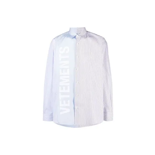 Vetements Shirts Unisex Blue