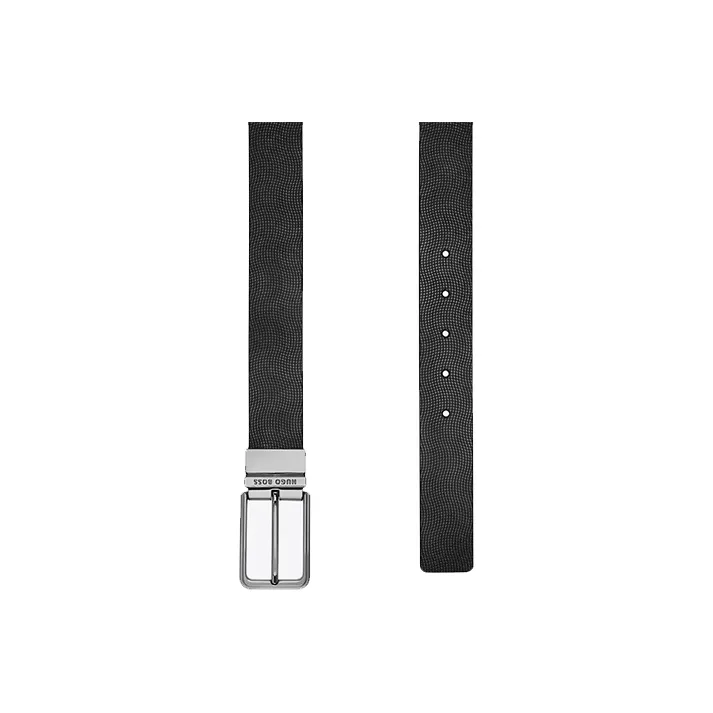 HUGO BOSS Leather Belts Men Black-1