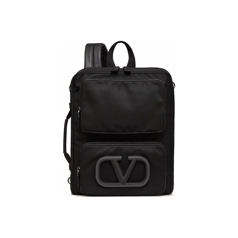 Valentino Nylon Shoulder Bag Backpack Men's Black-0