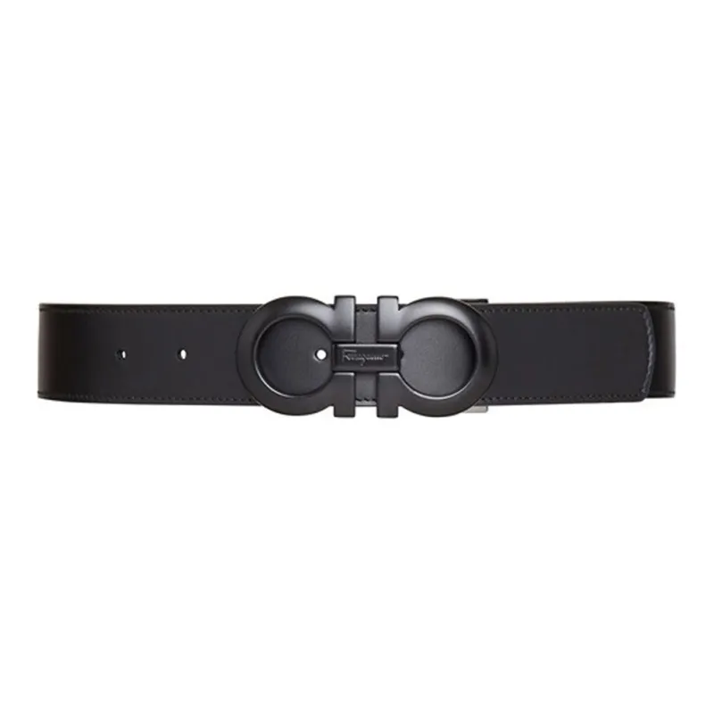 Ferragamo Gancini Leather Belts Men-0