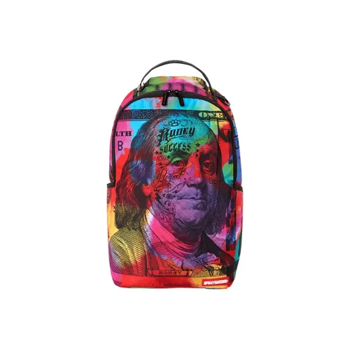 SPRAYGROUND Artificial Leather With Textile Backpack Regular Unisex Multicolor