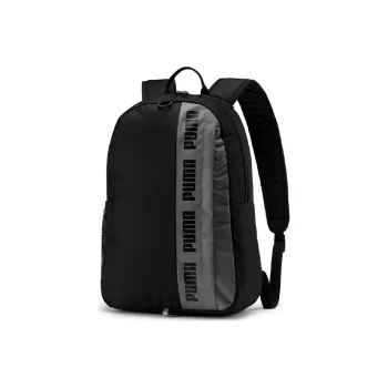 PUMA Polyester Backpack Regular Men's Black Gray