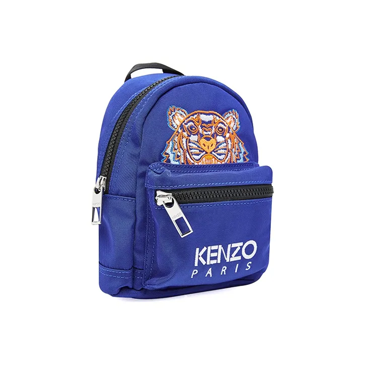 KENZO Polyester Backpack Unisex Royal Blue-3