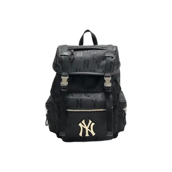 MLB Monogram Collection Polyamide Combo Bag Backpack Regular Unisex Black