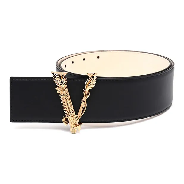 VERSACE Virtus Leather Belt-2