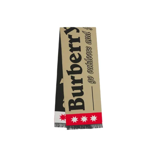 Burberry logo-printed Blended Scarf Beige
