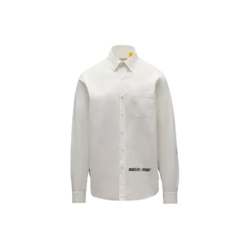 Moncler GENIUS X Fujiwara Hiroshi FRGMT Shirts Men White