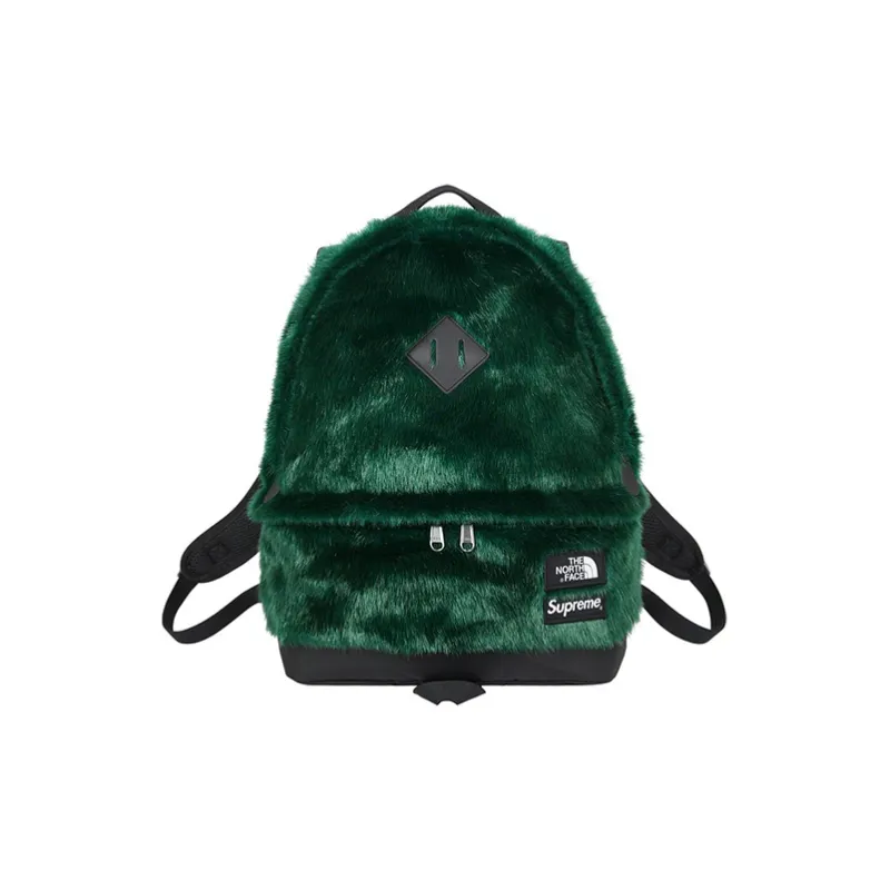 Supreme The North Face Collaboration Fur Backpack Regular Unisex Black-3