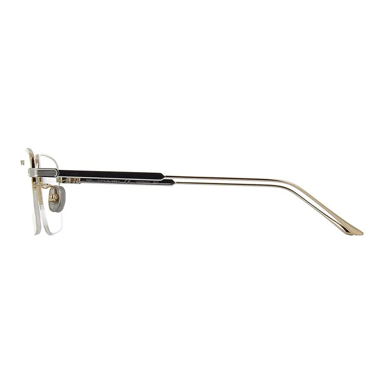 Cartier Eyeglass Frames Unisex Gold And Silver-2