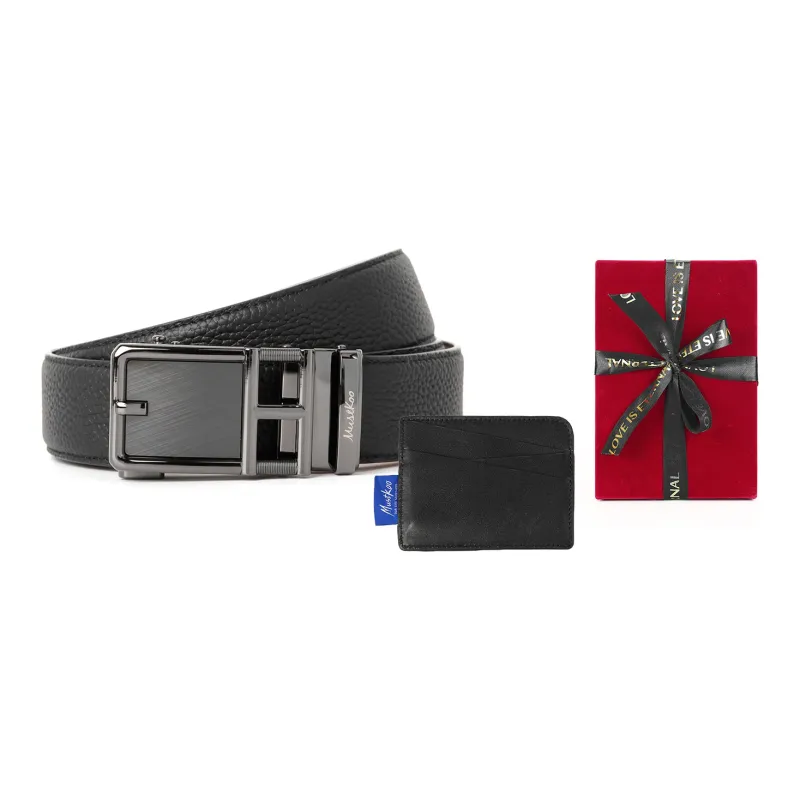 MUSTKOO Leather Belts Men-5
