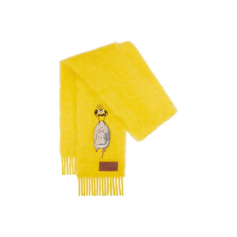 LOEWE Knit Scarves Women's Yellow-0