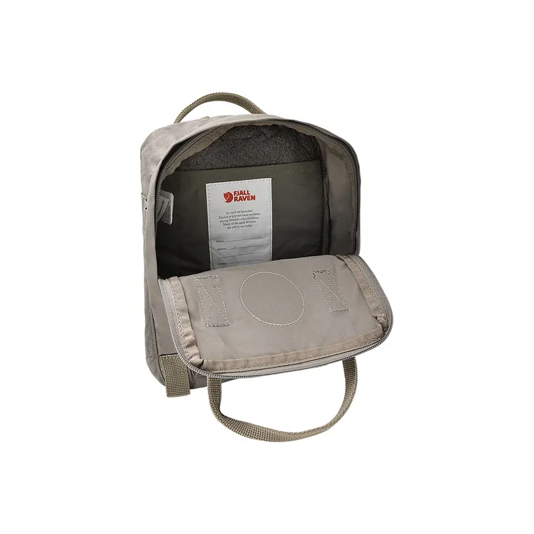 Fjallraven Polyester Backpack Mini Unisex Dusty Gray-1
