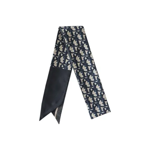 DIOR OBLIQUE logo pattern Silk scarf