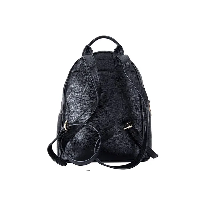 MICHAEL KORS Abbey Leather Backpack Women's Black-2