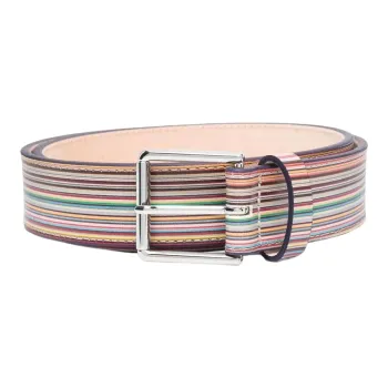 Paul Smith Striped Buckle Fastened Belt