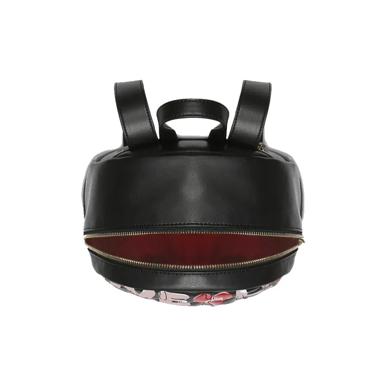 MOSCHINO Synthetic Leather Backpack Regular Women's Black-3