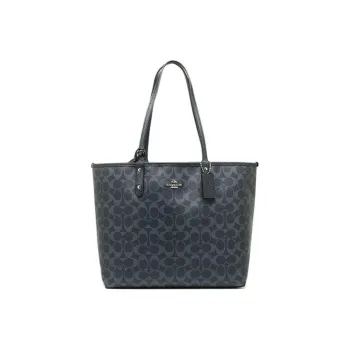 COACH City Canvas Tote Bag, Shopping Bag, Handbag, Shoulder Bag, Backpack Large Size Women's Marine Blue