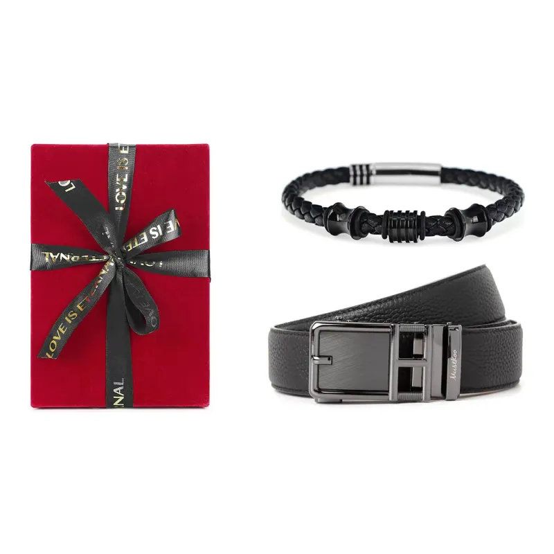 MUSTKOO Leather Belts Men-6