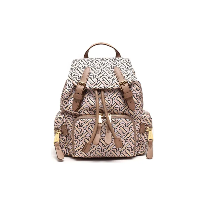 Burberry Polyamide Backpack Small Size Women's Rogue Red-0