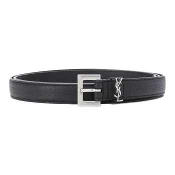 SAINT LAURENT Monogram Appliqué Belt