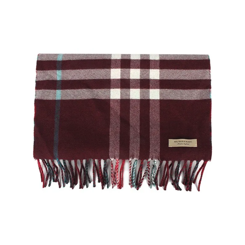 Burberry Knit Scarves Unisex Red-0