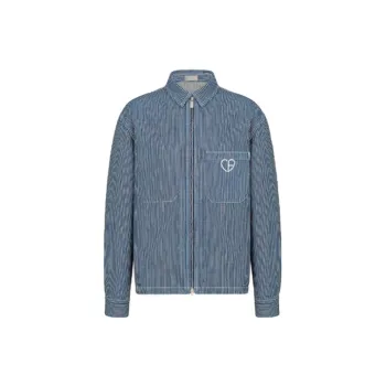DIOR Quarterly New Products Shirts Men Blue