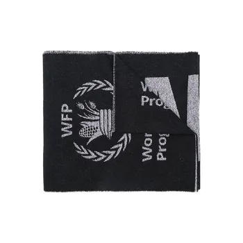 Balenciaga Knit Scarves Unisex Black