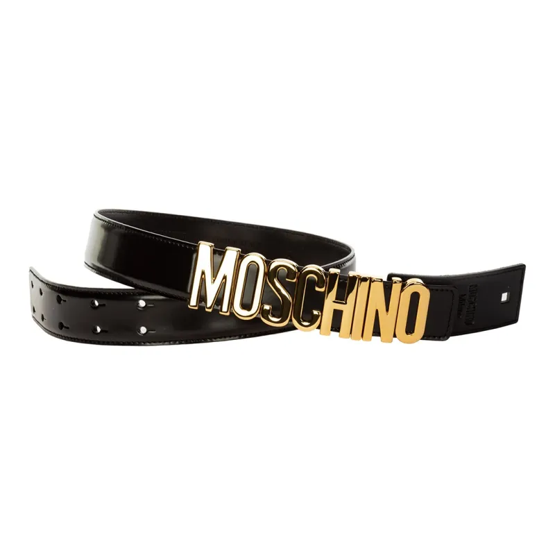 MOSCHINO Logo Lettering Belt-3