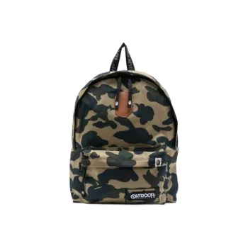 A BATHING APE Polyester Backpack Unisex Camouflage