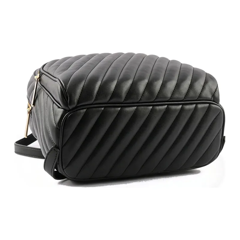 MICHAEL KORS Abbey Sheepskin Backpack Regular Unisex Black-3