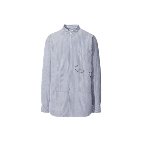 UNIQLO FW20 Jil Sander Collaboration Series Shirts Men Lake Blue