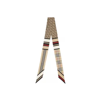 Burberry Check Patterned Scarf