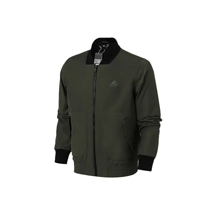 Adidas EI JKT FL BOMB Jacket Men's Light Gray Green-1