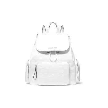 MICHAEL KORS MICHAEL KORS Handbag Collection Abbey Leather Backpacks Backpack Medium Size Women's White