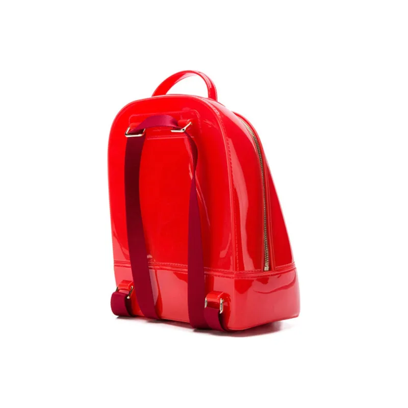 Furla Candy Rubber Backpack Regular Women's Orange-1