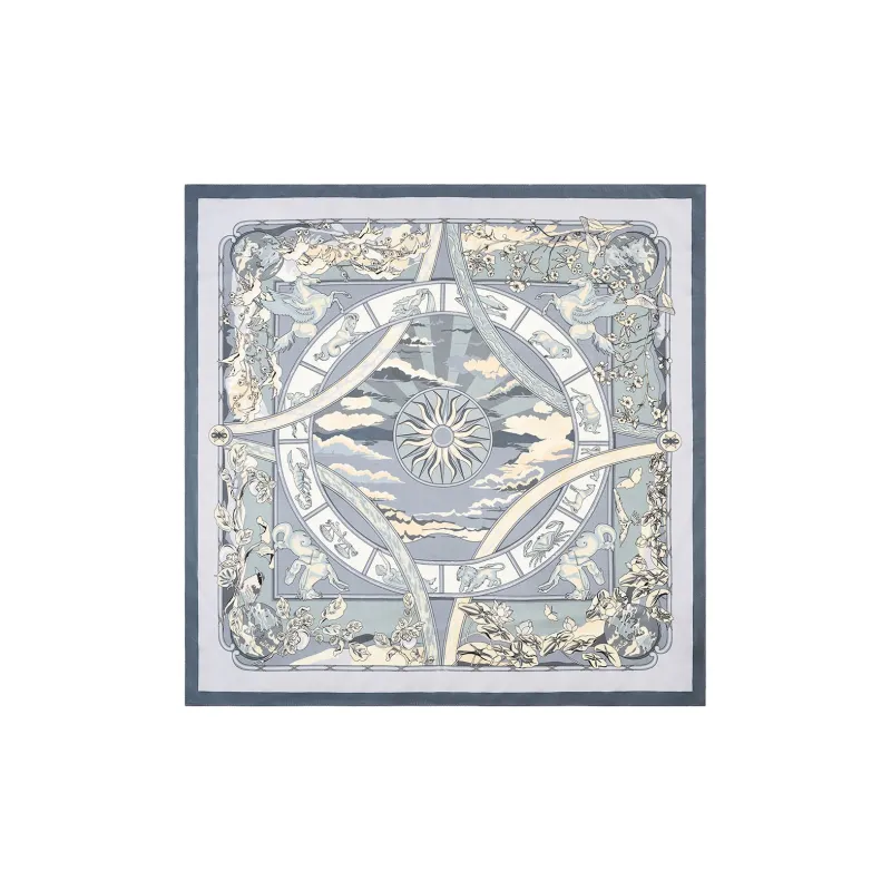 WENSLI Silk Scarves Women's-4