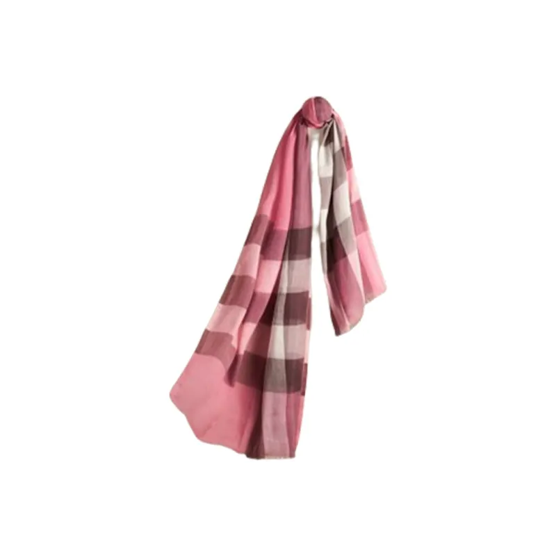 Burberry Knit Scarves Unisex Rose Pink-1
